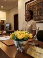 Artificial Table Top Flowers 7cm in Decorative Vase | Mini Indoor Flower Décor Nigeria - Image 13