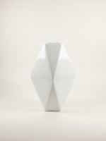 65cm Diamond Fiberglass Vase – Luxury Decorative Tall Fiberglass Planter for Modern Spaces