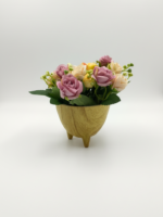 Artificial Table Top Flowers 7cm in Decorative Vase | Mini Indoor Flower Décor Nigeria - Image 7