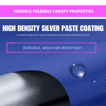 Metal Foldable Canopy Tent - 10ft by 20ft Water Resistant Tent Canopy