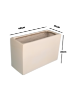 Compact Trough Fiberglass Planter – 40CM Sleek & Stylish Design - Image 2