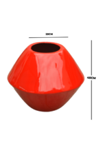 Elegant Onion-Shaped Fiberglass Vase – 45CM Tall, Unique Design - Image 5