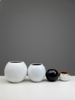 Round ball fiberglass planters | 60cm, 50cm, 30cm, 25cm in Height
