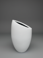 Chamfered Oval Fiberglass Pots – Stylish & Durable Planters