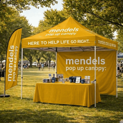 Branded Foldable Canopy Tent for Events & Trade Fairs - Pop Tent