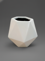 Decagon Fiberglass Vase – Modern & Stylish Planter
