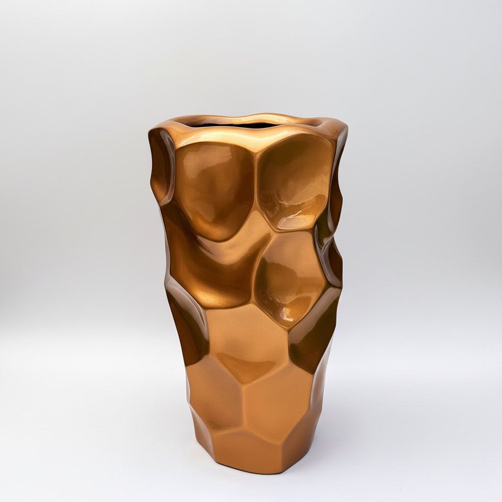 IMG-20250926-WA0032.jpg Mendels gold rock fiberglass flower planter | 90cm x 30cm - Image 1