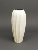 Elegant Pumpkin Fiberglass Planter – 100CM Tall, Slim & Stylish
