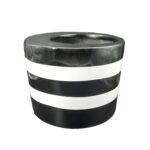 Elegant Curved Mouth Cylinder Vase – 30CM Tall, Stylish Design - Image 3