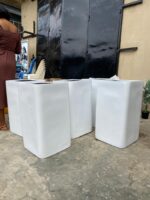 Cuboid Fiberglass Plant Planter – Modern & Durable Design - Image 2