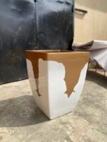 Elegant Belly Fiberglass Pot – 49CM Tall, Stylish & Modern - Image 3