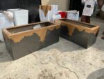 Trough Fiberglass Planter – 100CM Length, 40CM Height for Stylish Plant Displays - Image 4