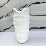 Mendels periwinkle fiberglass pot | 80cm x 30cm