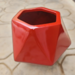 Decagon Fiberglass Vase – Modern & Stylish Planter - Image 2