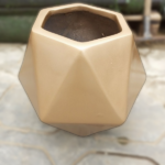 Decagon Fiberglass Vase – Modern & Stylish Planter - Image 3
