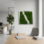 50cm x 50cm Framed Living Moss Wall Art | Premium Botanical Wall Décor Nigeria - Image 2