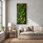 Woodland Majesty Luxury Artificial Moss Wall Art Panel 53cm x 122cm | Premium Botanical Wall Décor Nigeria - Image 2
