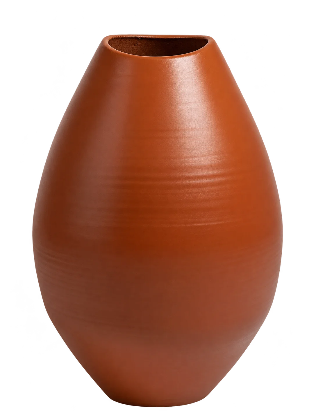 Terracotta Teardrop Vase